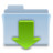 Downloads Folder Badged Icon